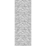Queence Vinyltapete Ruth 90x300 cm 90 g weiß 34193