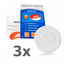 Nemaxx Rauchmelder Befestigungspad Ø80 mm Selbstklebend 3 St.