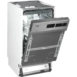 Beko BDSS28040XQ Einbau-Geschirrspüler (teilintegrierbar, 448 mm breit, Edelstahl)