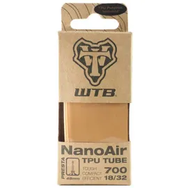 WTB Nano Air Tpu Presta 48 mm Fahrradschlauch - Brown Tan - 29 x 1.90/2.50 mit 48mm Ventil,