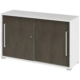 Röhr-Bush Objekt Plus Büroschrank 120 x 74,5 x 40 grau