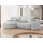 Mirjan24 Ecksofa Grau,