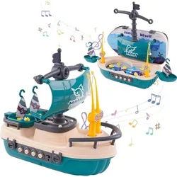 Gontence Spielzeug-Boot Angelspiel, Schiff Spielzeug, Angelspiel Magnet, Fische Angeln Spiel, (1-tlg)