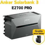 Anker SOLIX Solarbank 3 E2700 PRO mit Smart Meter Solarspeicher Balkonkraftwerk