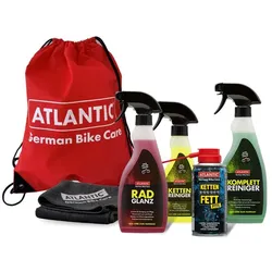 ATLANTIC FAHRRADPFLEGE- SET 4-TEILIG