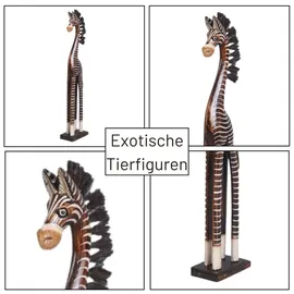 Woru Holz-Zebra Deko-Zebra im 3er Set