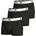 Herren Trunk 3PK Active Flex Cotton Unterwäsche 006 Black S 3er Pack