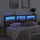 vidaXL Kopfteil mit Regal Altholz 200 x 17 x 102 cm Holzwerkstoff
