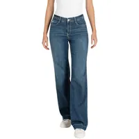 MAC Dream Wide Leg Jeans in dunkler Waschung-D34 /
