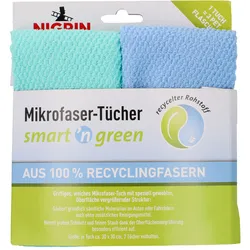 NIGRIN smart ’n green Recycling-Mikrofasertu?cher Reinigungstücher  20928