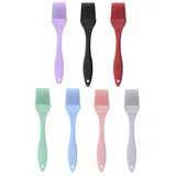 7 Stück Backpinsel Silikon,Silikonpinsel,Küche Pinsel Backen,Brush Silicone ölpinsel,Backsilikonbürste Cup für Grillen Hitzebeständiger,Kochen Kochpinsel Kuchenpinsel,Modellierpinsel Pastry Set