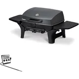 Enders MH-Online Gasgrill URBAN PRO - Set inkl. Fleischthermometer - massiver Gussrost, Gasgrill 2 Brenner Edelstahl - Camping Gasgrill - Camping Grill - Gasgrill Tischgrill, Kleiner Gasgrill Balkon