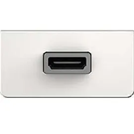 Kindermann Anschlussblende HDMI 90° 7456000582 0,5 m Weiß