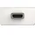 Kindermann Anschlussblende HDMI 90° 7456000582 0,5 m Weiß