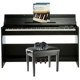 keymaXX SDP-155 Digital Piano Anfänger Set 88 Tasten, Pedalen, Klavierständer