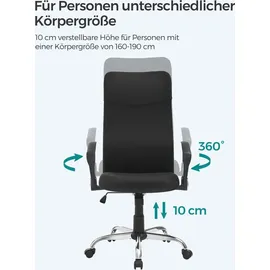 Songmics Chefsessel OBN034 schwarz