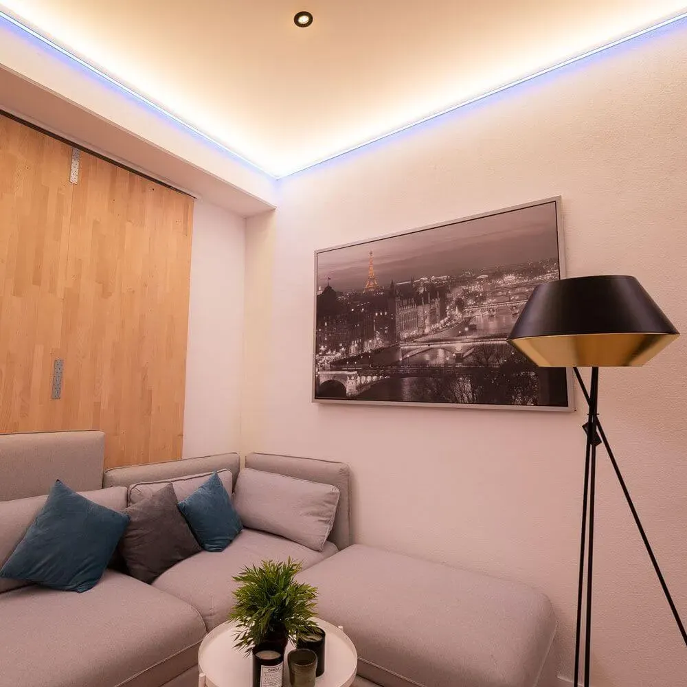 LED-Lichtdecke Spannfolie 10 - 15 m2 RGBW