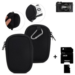 K-S-Trade Kameratasche für Canon PowerShot G7 X Mark III, Kameratasche Schutz Hülle Kompaktkamera Tasche Travelbag sleeve schwarz