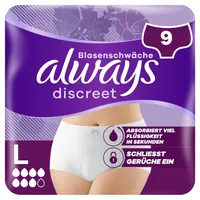 Always Discreet Pants Plus L 9 St.