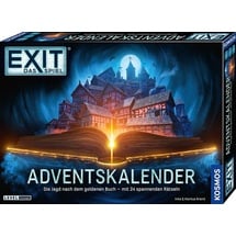 Kosmos EXIT Das Spiel Adventskalender 2021 - Die Jagd nach dem goldenen Buch