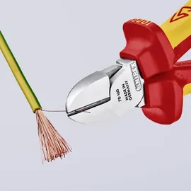 Knipex Seitenschneider verchromt 160 mm