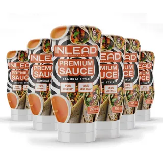 INLEAD Premium Sauce, 6 x 350 ml Flasche, Samurai Style