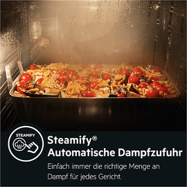 AEG BCO7881V3, Backofen (Einbaugerät, 70 l, 595 mm breit), Serie 8000 mit SteamBoost Multi-Dampfgarer (ohne Sous-vide-Garen), Dampfgarfunktion