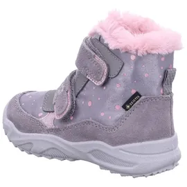 superfit Baby Mädchen GLACIER warm gefütterte Gore-Tex Stiefel, GRAU/ROSA 2500