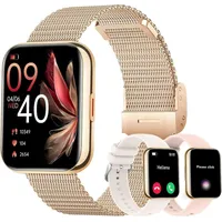 Betatree Smartwatch Damen 1.85 Zoll mit Telefonfunktion, WhatsApp, 110+ Sportmodi, Fitness-Tracker, Herzfrequenz, SpO2 & Schlafmonitor