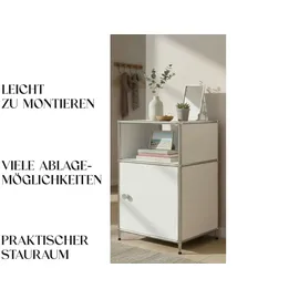 Floordirekt Metallregal Concept Epure 40 x 40 x 65 cm Weiß