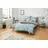 Bruno Banani Merlin Meliert Blau 155 x 220 cm + 80 x 80 cm