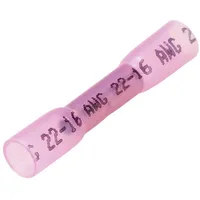 TRU Components TC-11991848 Stoßverbinder mit Schrumpfschlauch 0.5mm2 1.5mm2 Vollisoliert