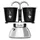 Bialetti Mini Express Induction 2 Tassen Schwarz