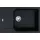 Franke Urban UBG 611-78L links Einbauspüle schwarz matt Handbetätigung 780 x 500 mm