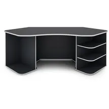 byLIVING Schreibtisch Thanatos Anthrazit / Weiß