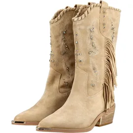 Alma en Pena Cowboystiefel beige 38