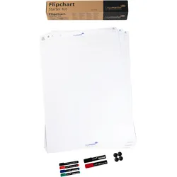 LEGAMASTER Zubehör Starterset für Flipcharts 14-teilig, Mehrfarbig, 115 mm, 115