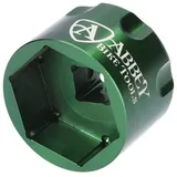 Abbey Bike Tools Werkzeug Suspension Top Cap Sockets 28 mm Grün