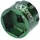 Abbey Bike Tools Werkzeug Suspension Top Cap Sockets 28 mm Grün