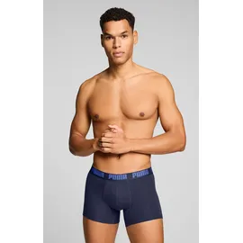 Puma Basic Boxershorts navy/royal sapphire M 2er Pack