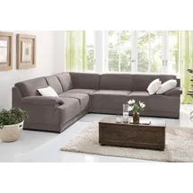 Home Affaire Eckcouch Mikrofaser 2-Sitzer Grau