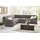 Home Affaire Eckcouch Mikrofaser 2-Sitzer Grau
