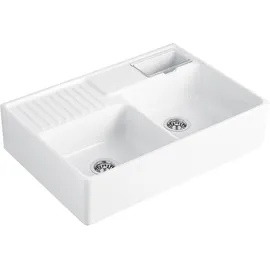 Villeroy & Boch Spülstein Doppelbecken mosaïque + Handbetätigung