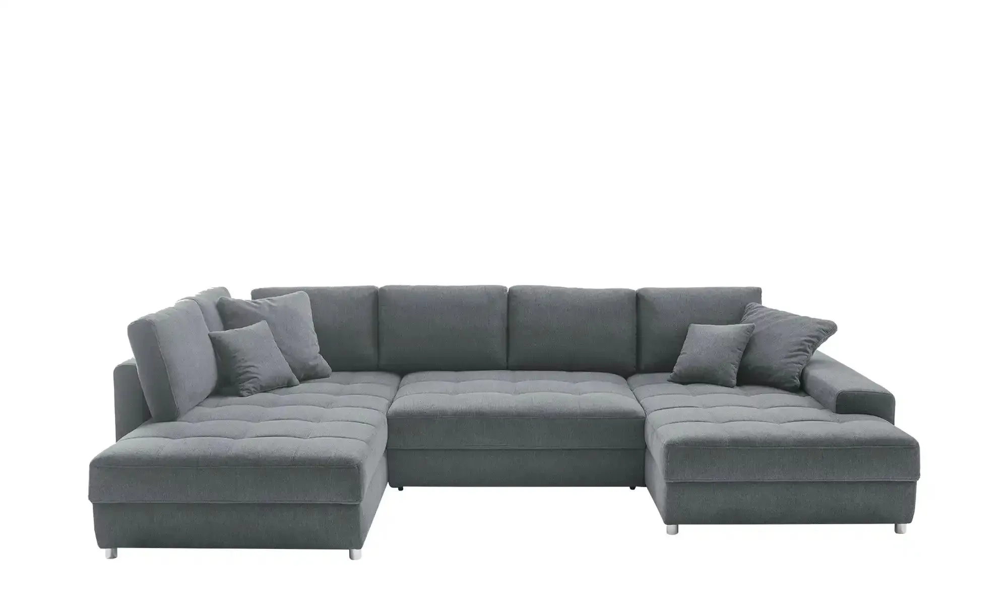 bobb Wohnlandschaft  Arissa de Luxe ¦ grau ¦ Maße (cm): B: 353 H: 84 T: 215.0