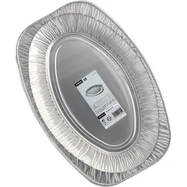 Papstar Starpak Servierplatten, Alu oval 43 cm x 29 cm