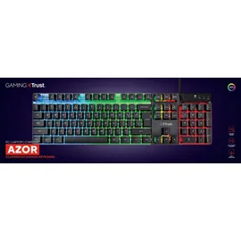 Trust GXT 835 Azor Illuminated Gaming Keyboard DE schwarz