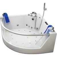 Home Deluxe Atlantic L Whirlpoolbadewanne  141 x 141 cm