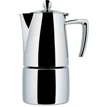 ILSA Espressokanne, 4 Tassen, glänzende Optik