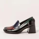 Art Absatzschuhe Damen. 1705 NAPPA SHINNY MULTI-BLACK/ Verona Bunt - Bunt - 37