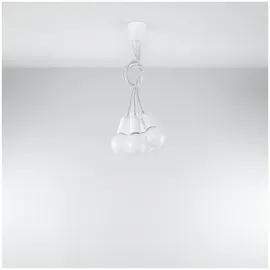 Sollux Diego 5-flg. 5xE27 90 cm weiß